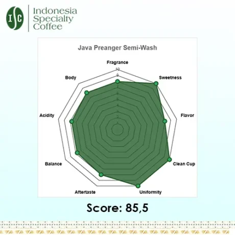 Java Preanger Yeşil Kahve Çekirdekleri