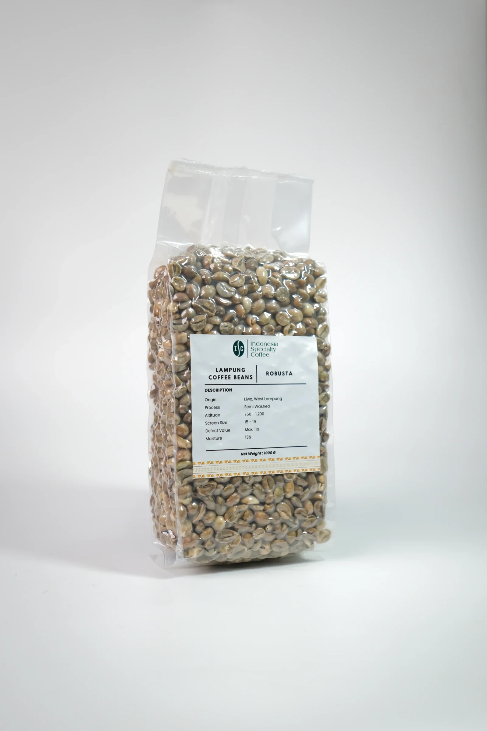 Lampung Robusta Green Coffee Beans