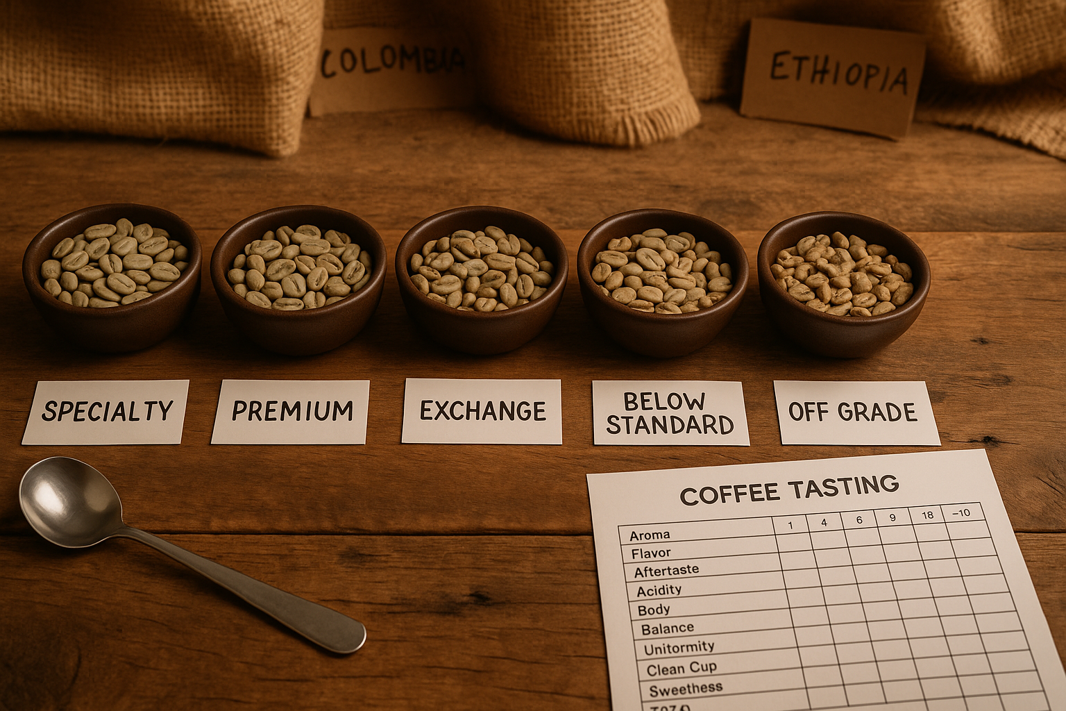 specialty coffee grading