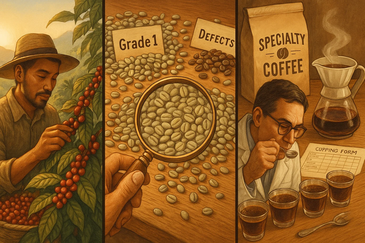 specialty coffee grading