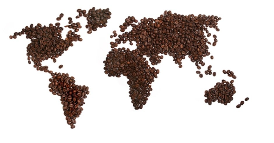 World Map Coffee