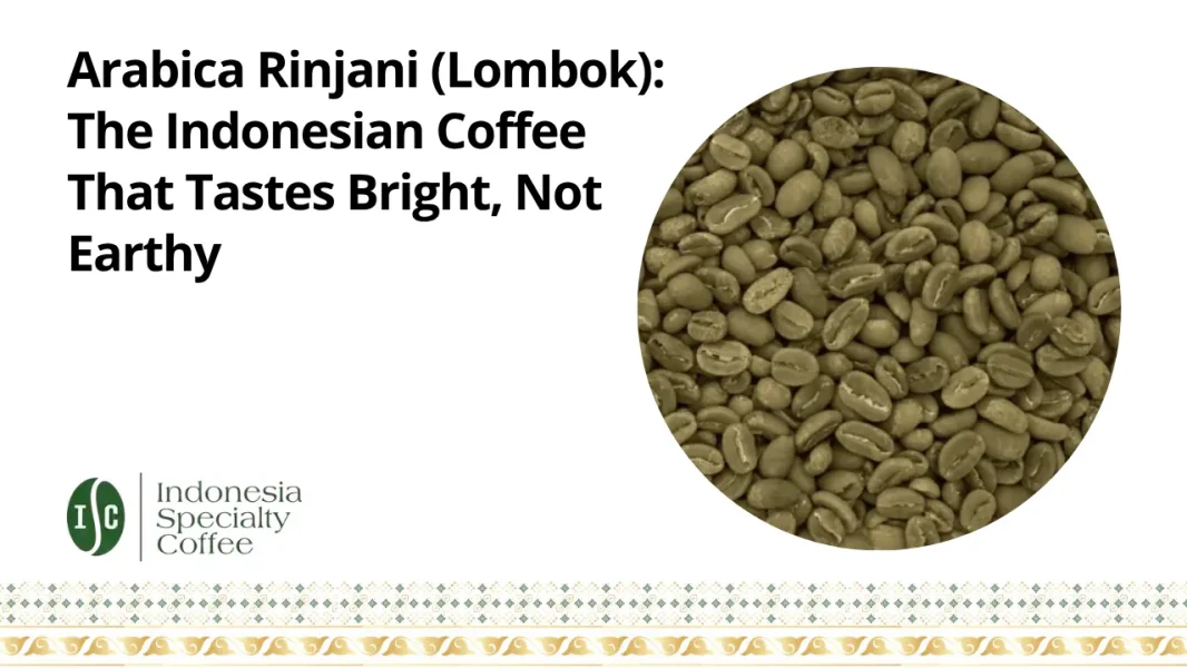 Arabica Rinjani (Lombok) The Indonesian Coffee That Tastes Bright, Not Earthy