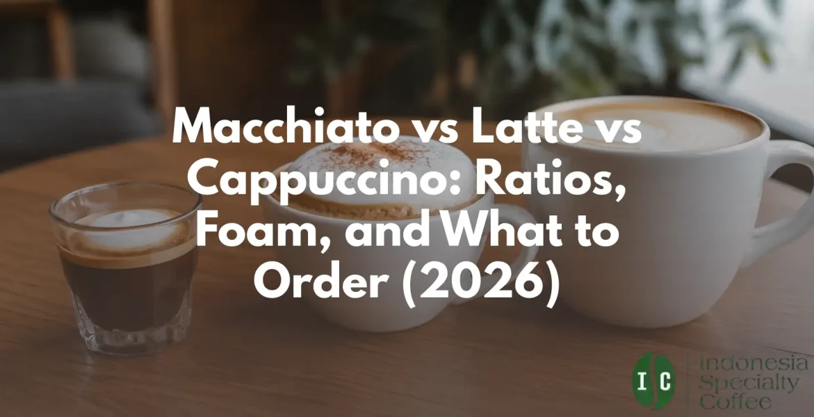 Difference between Macchiato latte cappuccino
