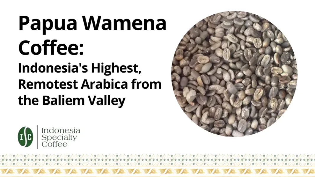 Papua Wamena Coffee Indonesia Highest, Remotest Arabica from the Baliem Valley